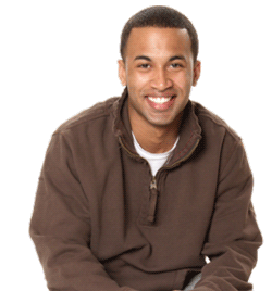 Young man wearing brown 1 image